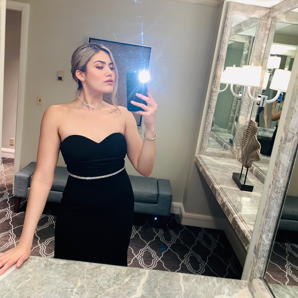 Black sweet heart formal dress - Picture 4 of 5